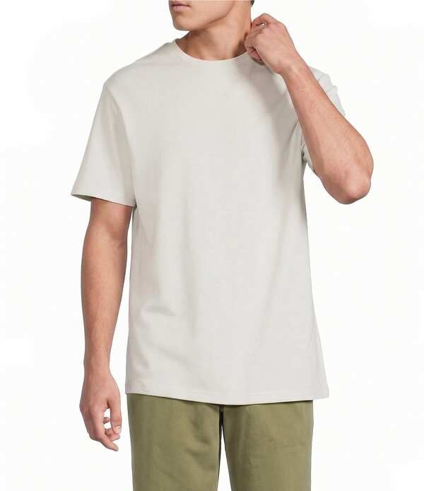 ダニエル クレミュ メンズ トップス シャツ Cremieux Blue Label Solid Short Sleeve TShirt Off White オフホワイト 11,300円