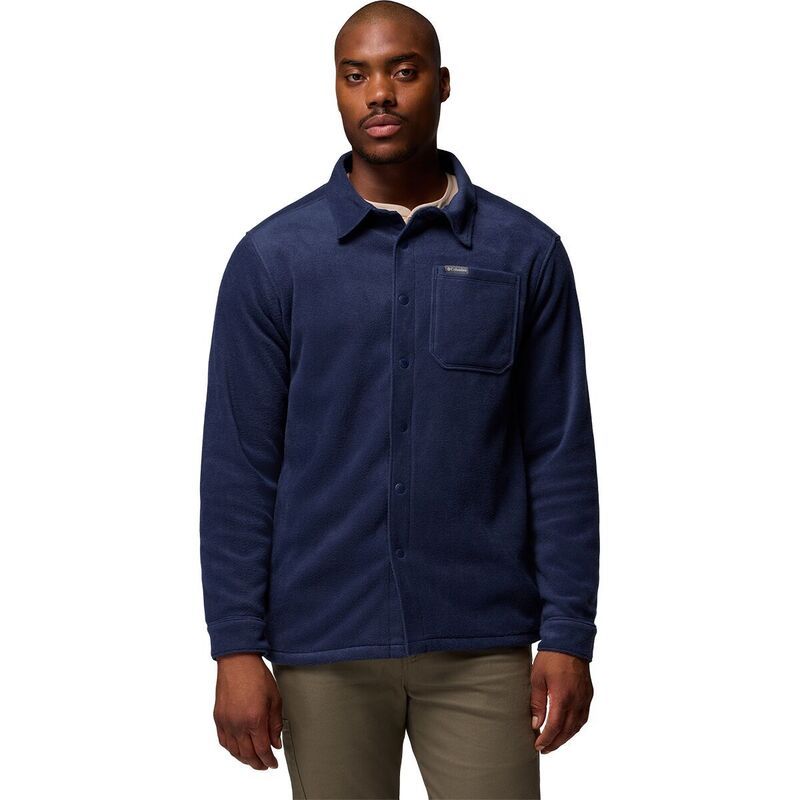 コロンビア メンズ アウター ジャケット・ブルゾン Tシャツ Columbia Steens Mountain Solid Shirt Jacket Mens Collegiate Navy ネイビー