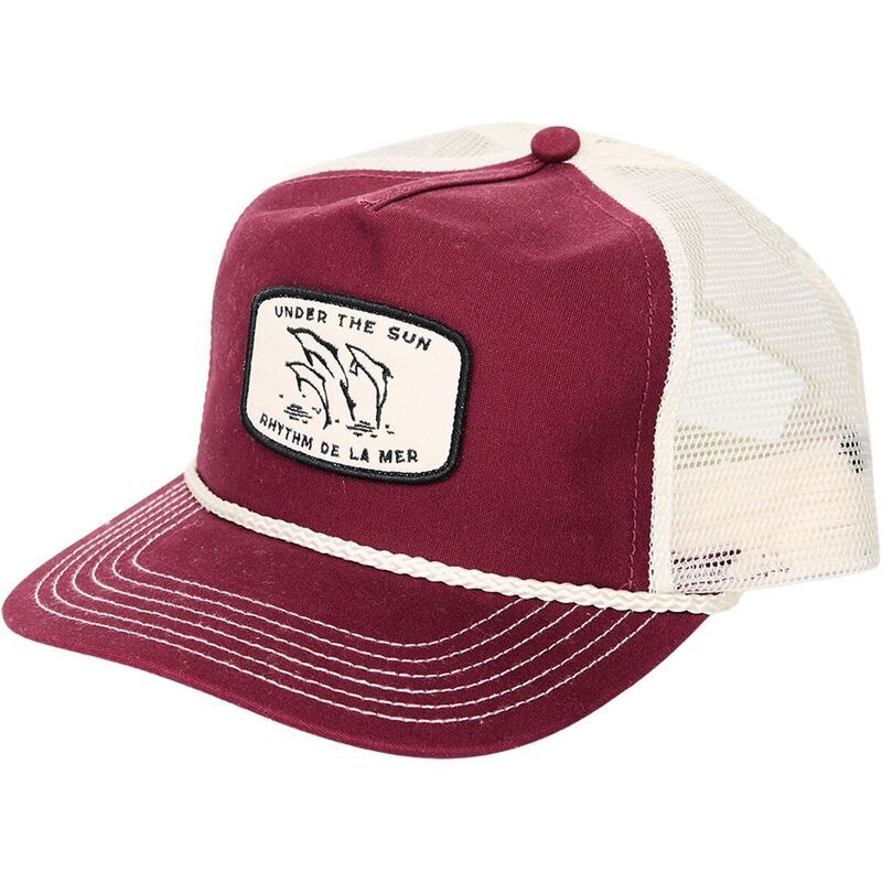 リズム メンズ アクセサリー 帽子 キャップ Rhythm Pod Trucker Cap Merlot
