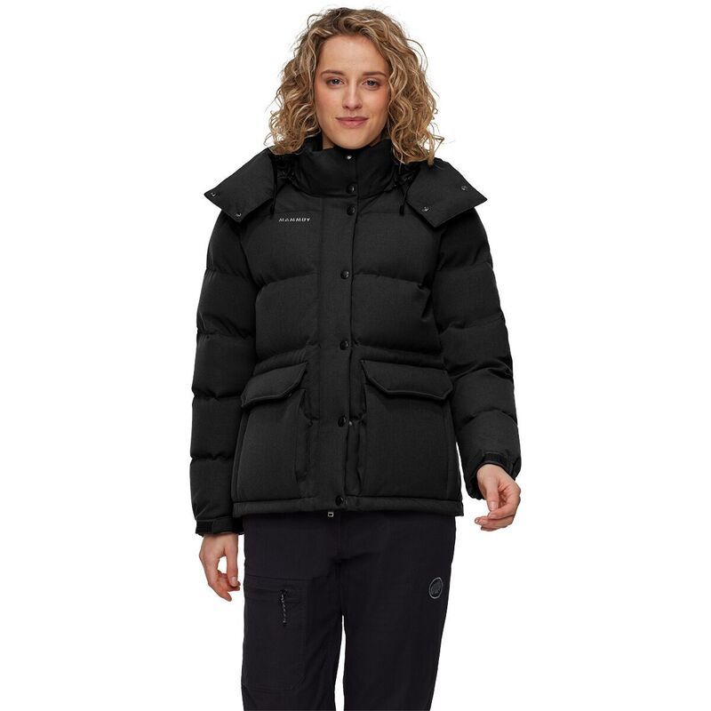 マムート レディース アウター ジャケット・ブルゾン フーデッドジャケット Mammut Roseg 20 IN Hooded Jacket Womens Black ブラック