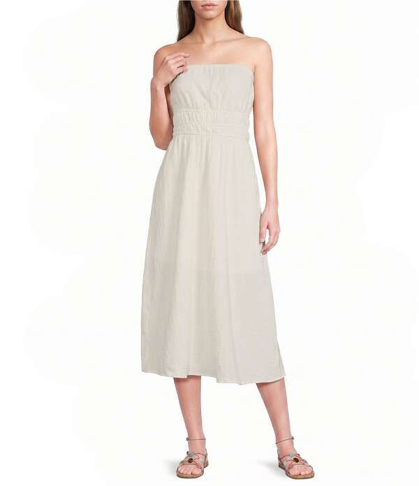 ビラボン レディース トップス ワンピース ミディ ストラップレス Billabong In The Sky Strapless Midi Dressalt Crystal