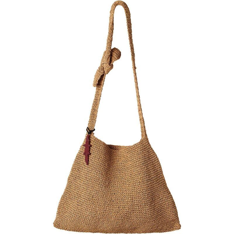 フリーピープル メンズ バッグ Free People Coastal Crush Straw Tote Natural