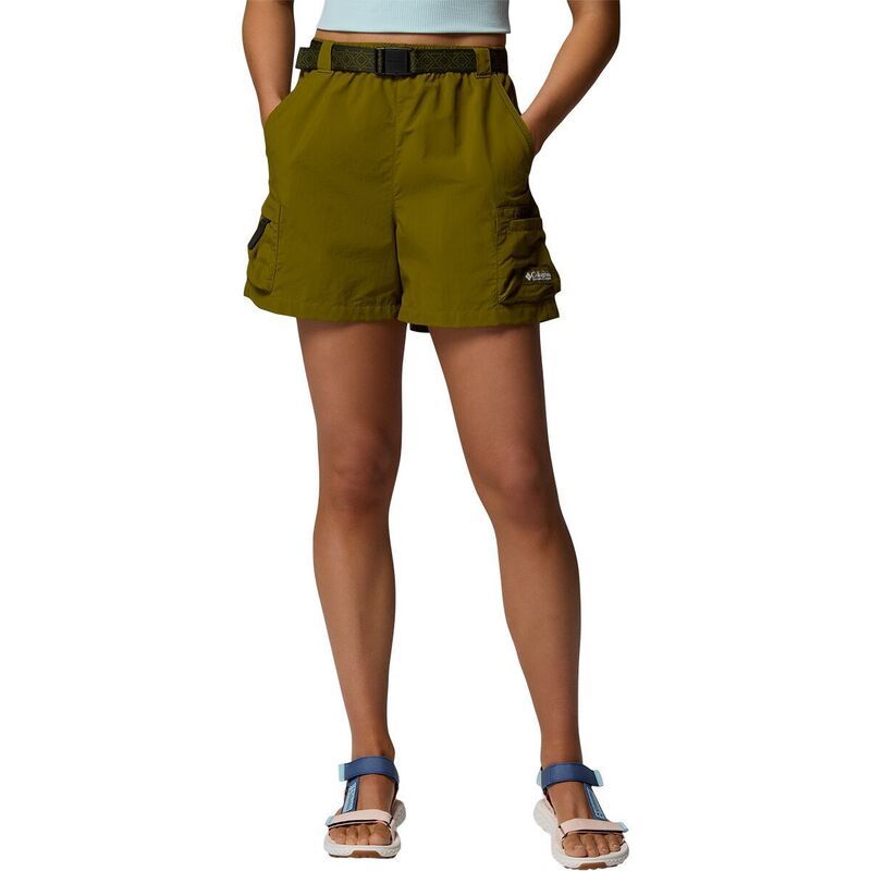 コロンビア レディース ボトムス ハーフパンツ・ショーツ Columbia Sequoia Grove Woven 4in Short Womens Mossy GreenGreenscape グリーン