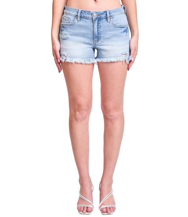 YMI ジーンズ レディース ボトムス ハーフパンツ・ショーツ ショートパンツ サテン YMI Jeanswear Luxe Mid Rise Satin Bow Shorts Potassium