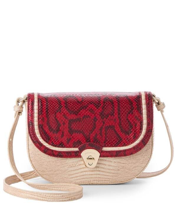 ブランミン レディース バッグ BRAHMIN Braga Collection Salsa Portia Flap Crossbody Bag Salsa