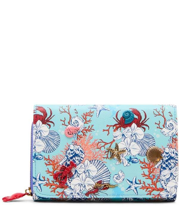ベッツィジョンソン レディース バッグ Betsey Johnson High Seas Honey Wallet Crossbody Bag BlueMulti ブルー