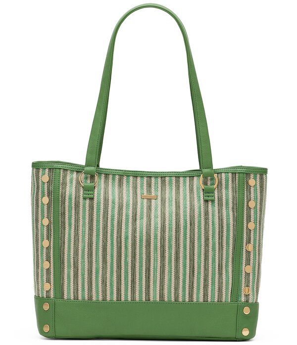 ハミット レディース バッグ Hammitt Andersen Revival Studded Tote Bag Pickle StripeGold ゴールド