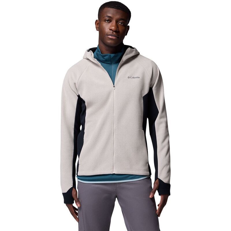 コロンビア メンズ アウター ジャケット・ブルゾン Columbiarctic Peak Hooded FullZip Jacket Mens Dark StoneBlack ブラック
