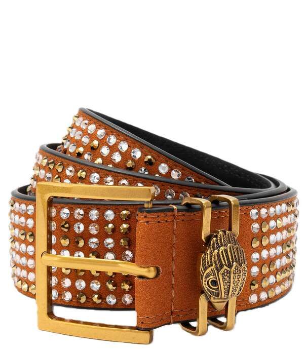 カートジェイガーロンドン レディース アクセサリー ベルト Kurt Geiger London 118 Zebra Hotfix Belt Ginger アニマル