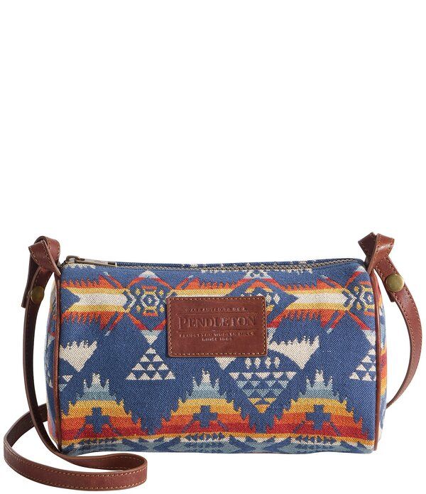 ペンドルトン レディース バッグ Pendleton Traditions Barrel Crossbody Bag Nehalem Navy ネイビー