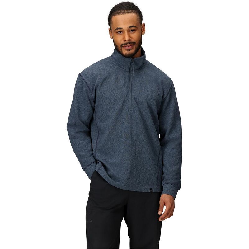 マーモット メンズ トップス シャツ Marmot Ridge Tech 12Zip Top Mens Thunderhead Heather ヘザー
