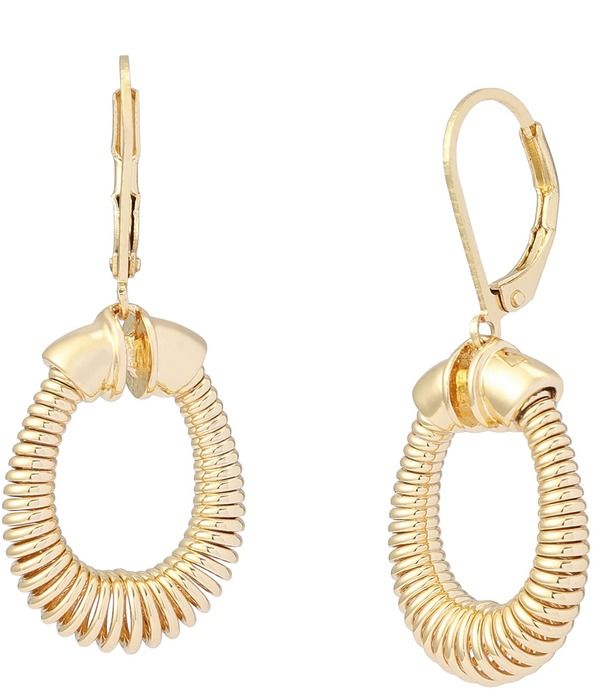 ロバート リー モーリス レディース アクセサリー ピアス・イヤリング Robert Lee Morrisoho Coiledrop Earringshiny Gold ゴールド
