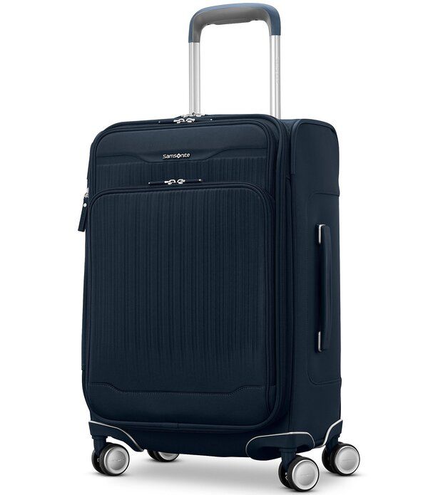 サムソナイト レディース バッグ スーツケース Samsonite Silhouette 18 Softside CarryOn Spinner Deep Navy ネイビー