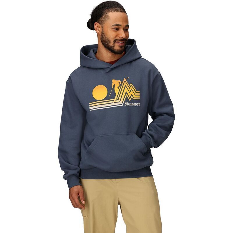 マーモット メンズ アウター パーカー・スウェット Marmot Retro Skiier Hoodie Mens Thunderhead