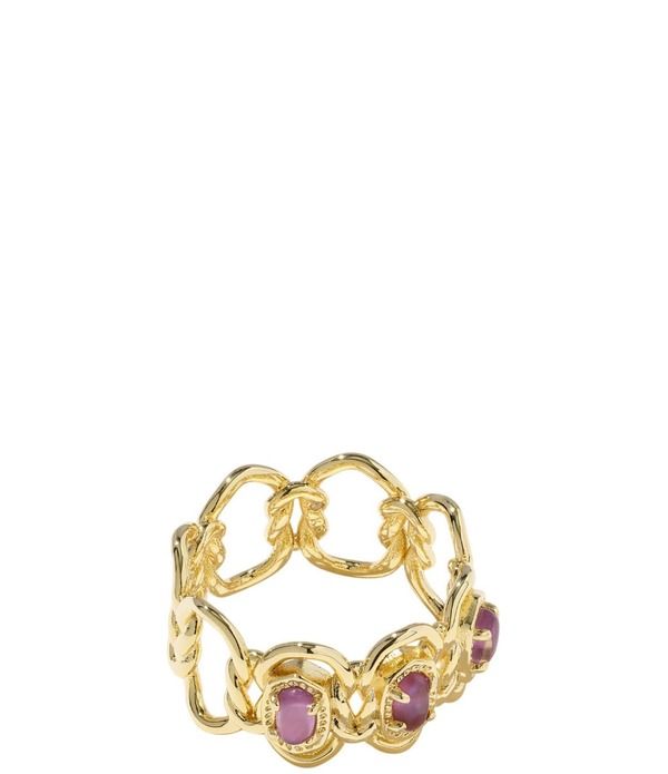 ケンドラスコット レディース アクセサリー 指輪 Kendra Scott Joan Band Rngold Light Mauve Illusion ゴールド 20,506円