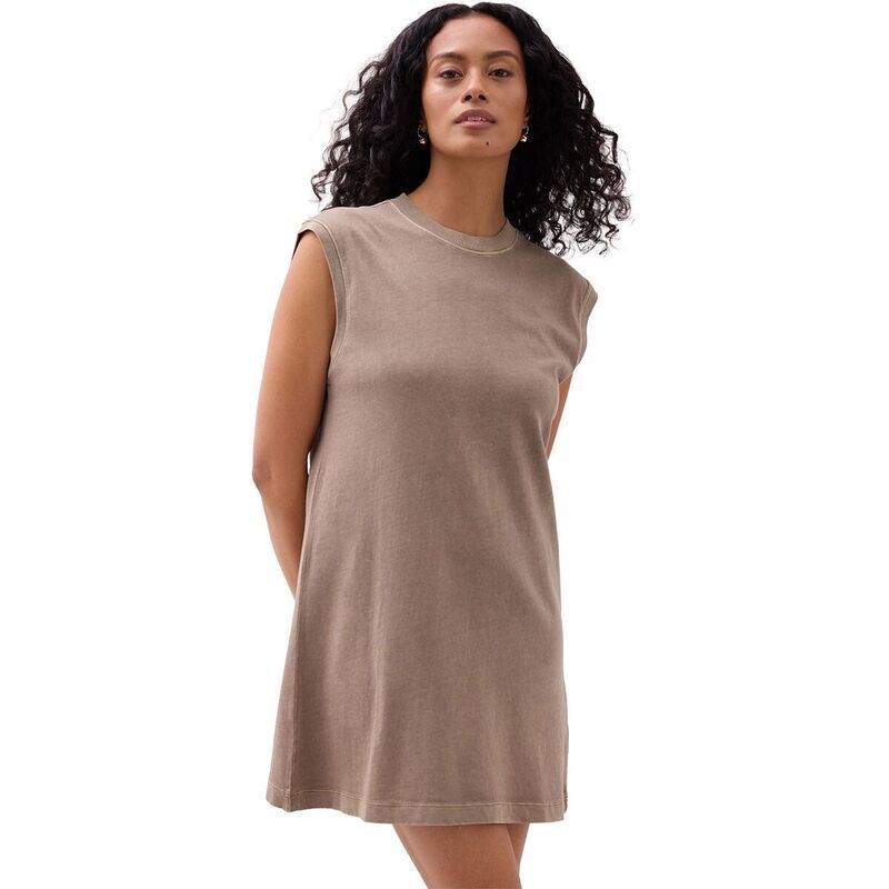 リッチャープアー レディース トップス ワンピース Richer Poorerelaxed Muscle Dress Womens Warm Grey グレー