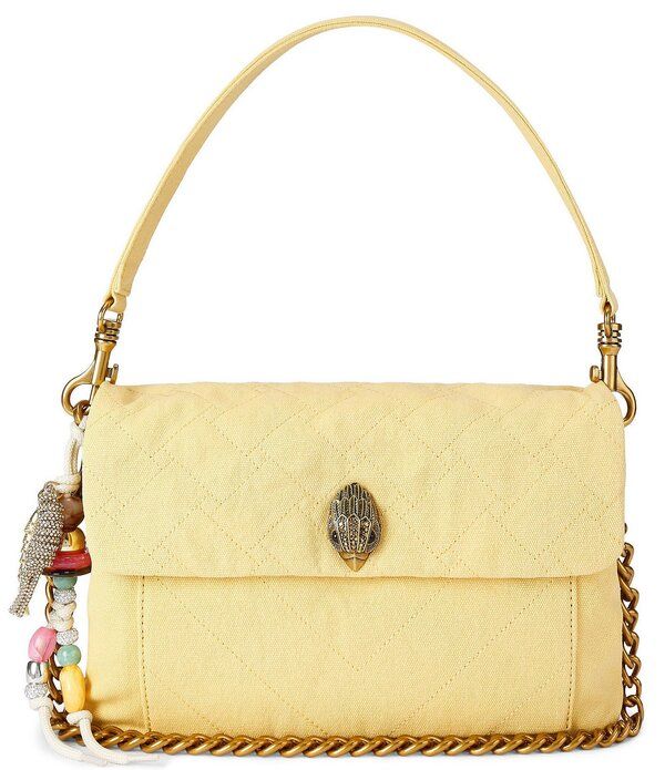 カートジェイガーロンドン レディース バッグ Kurt Geiger London Celia Canvashoulder Bag Yellow イエロー の商品写真