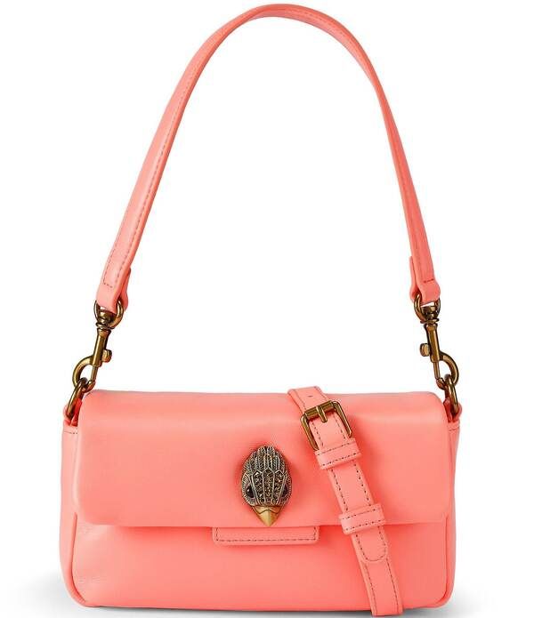 カートジェイガーロンドン レディース バッグ ミニ オックスフォード レザー Kurt Geiger London Mini Gold Oxford Leather Crossbody Bag Pink ピンク