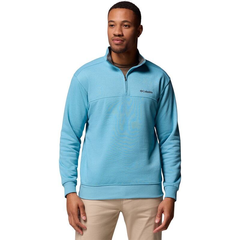コロンビア メンズ アウター ジャケット・ブルゾン フリース Columbia Hart Mountain II 12Zip Fleece Jacket Mens Vintage Blue Heather ヘザー