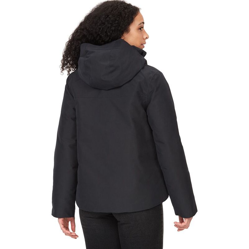 マーモット レディース アウター ジャケット・ブルゾン チェルシー コート Marmot Chelsea Short Coat Womens Black ブラック｜詳細画像