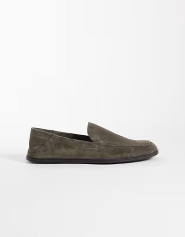 マンゴ メンズ シューズ スリッポン・ローファー スエード Mango 100 suede loafers BROWN ブラウン