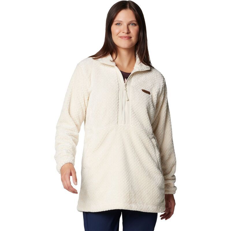 コロンビア レディース アウター ジャケット・ブルゾン Columbia Fire Side 14Zip II Pullover Womens Chalk チョーク