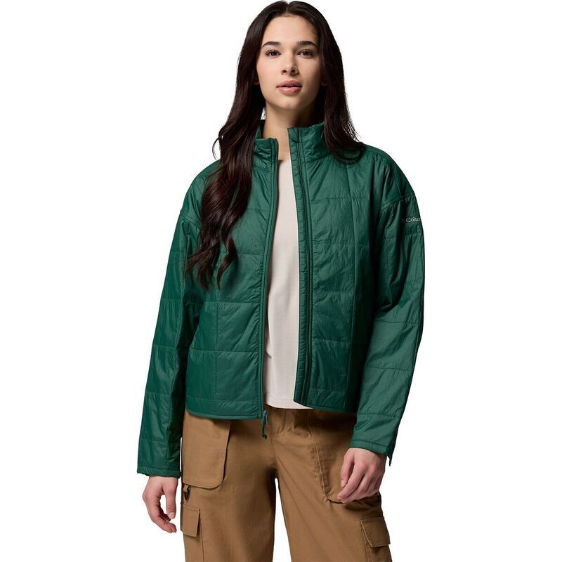 コロンビア レディース アウター ジャケット・ブルゾン キルティング Columbia Sienna Hill Quilted Jacket Womens Rain Forest フォレスト