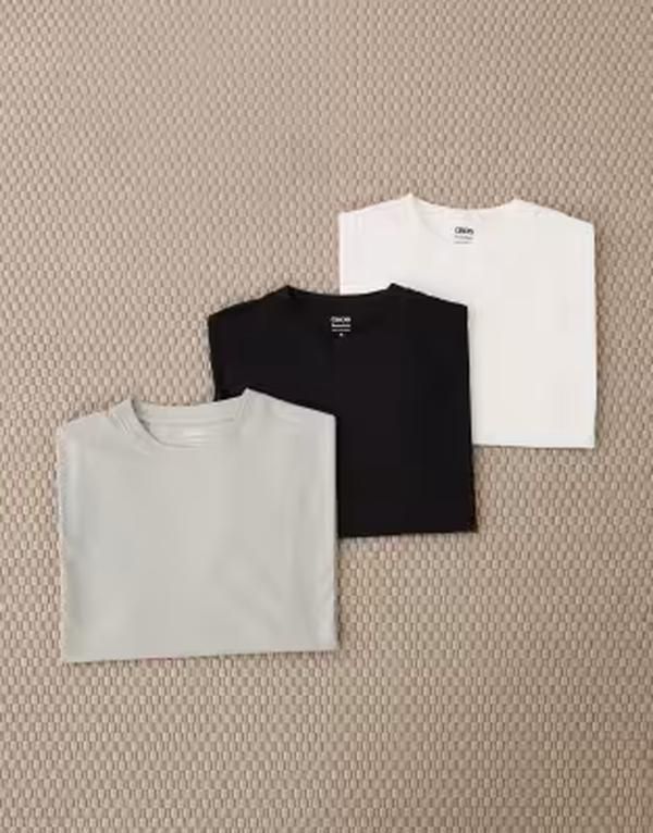 エイソス メンズ トップス Tシャツ ASOS DESIGN Essentials 3pack oversized Tshirts in multi Creamblackgreen クリーム