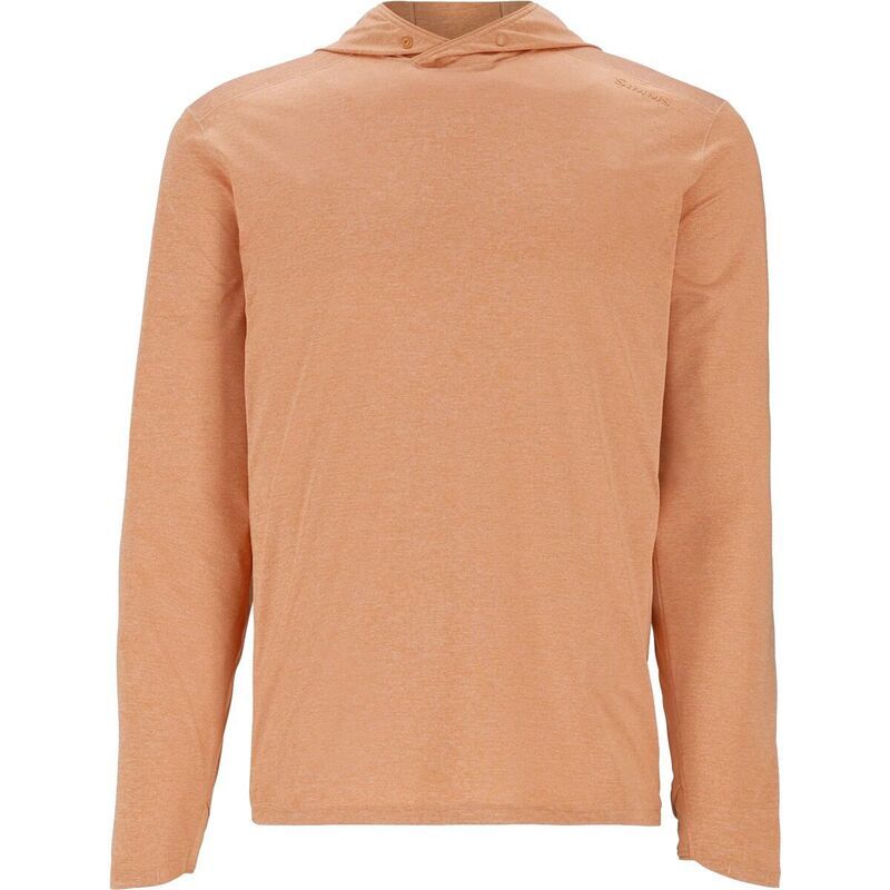 シムズ メンズ トップス シャツ SimmsolarFlex Hoody Mens Orange Maple Heather ヘザー