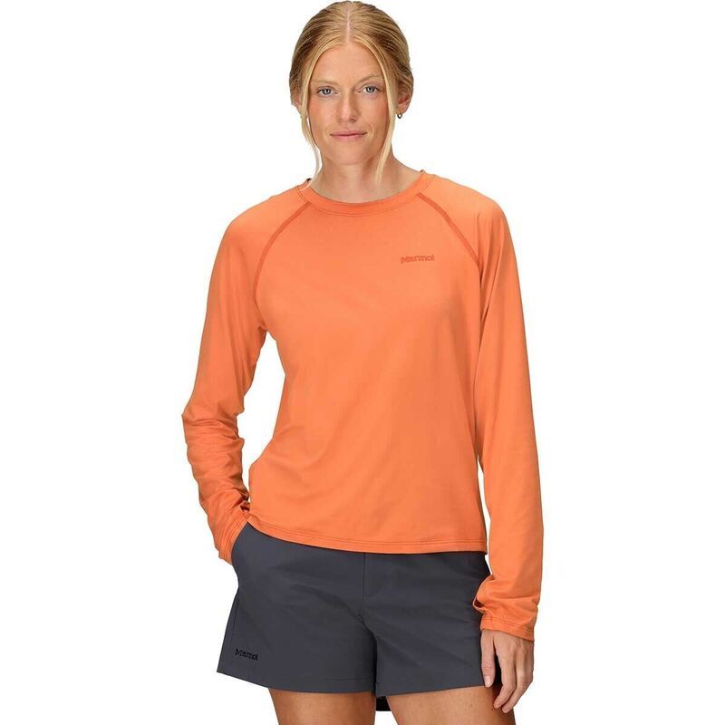 マーモット レディース トップス Tシャツ 長袖 Marmot Windridge LongSleeve Top Womens Pomelo