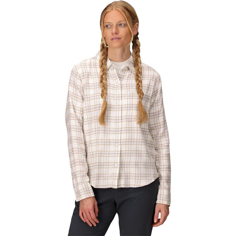 マーモット レディース トップス Tシャツ Marmot Lightweight Flannel Shirt Womens Birch Bark