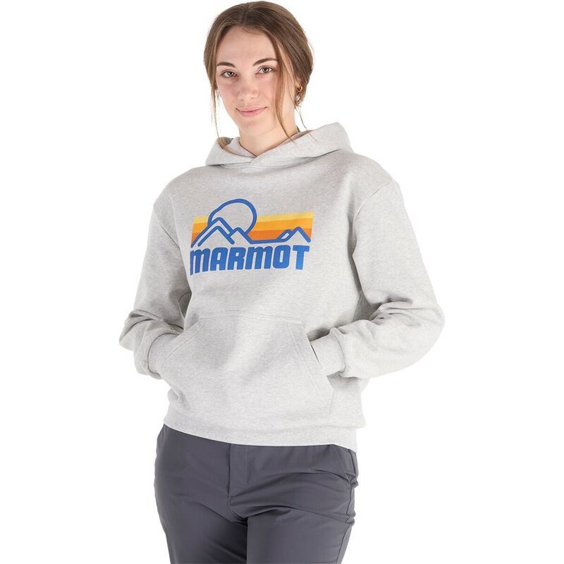 マーモット レディース アウター パーカー・スウェット Marmot Coastal Hoodie Womens Light Grey Heather グレー
