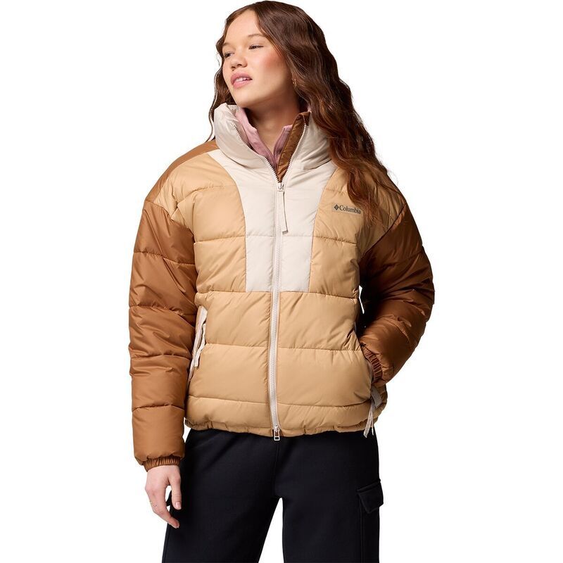 コロンビア レディース アウター ジャケット・ブルゾン Columbia Pike Lake Jacket Womens CanoeCamel BrownDark Stone ブラウン