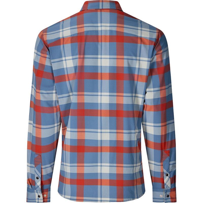 フライロー メンズ トップス シャツ Flylow Royal Chambray Shirt Mens OceanStone Plaid ストーン