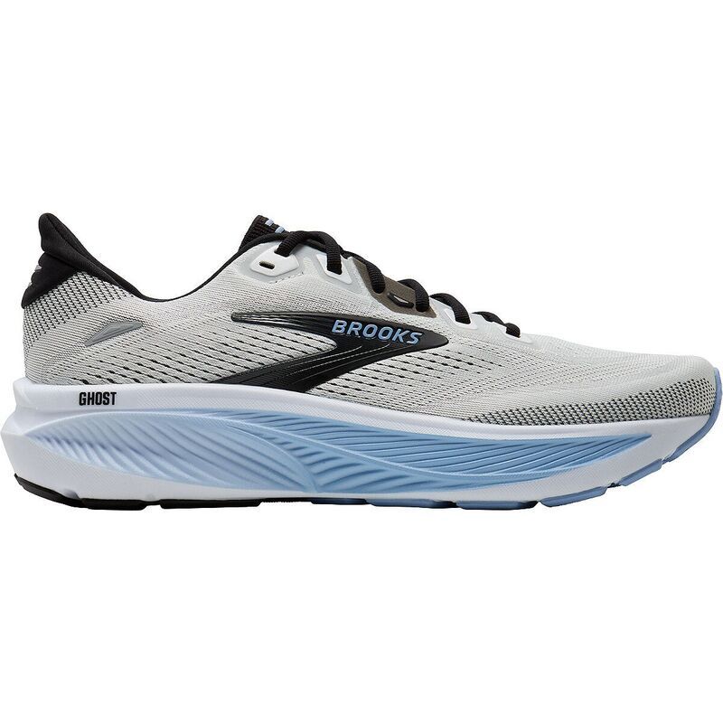 ブルックス メンズ シューズ スニーカー Brooks Ghost 18 Running Shoe Mens WhiteBlackOpen Air ホワイト