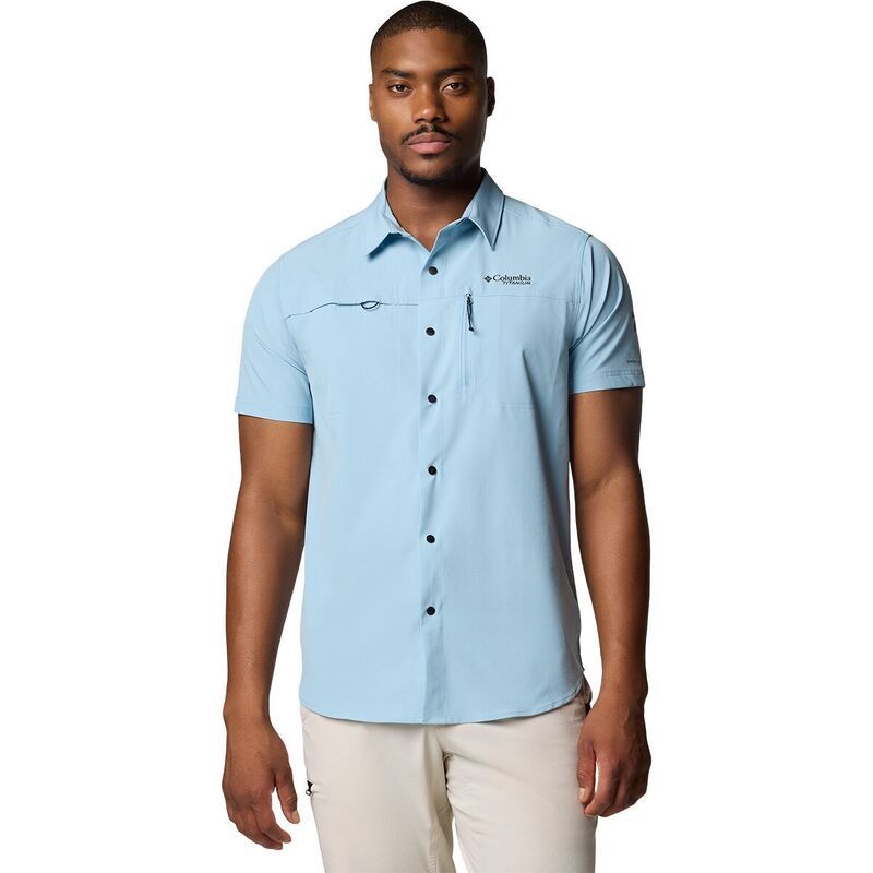 コロンビア メンズ トップス シャツ Columbia Summit Valley Woven Shirt Mens Ripple Blue ブルー 11,506円