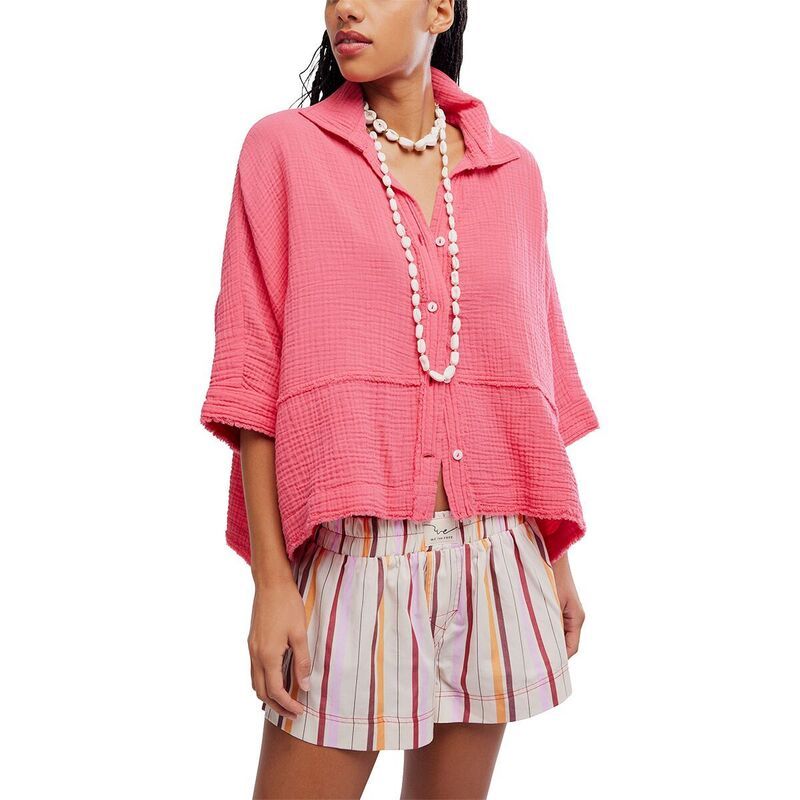 フリーピープル レディース トップス Tシャツ Free People Happy Days Top Womens Tart Berry