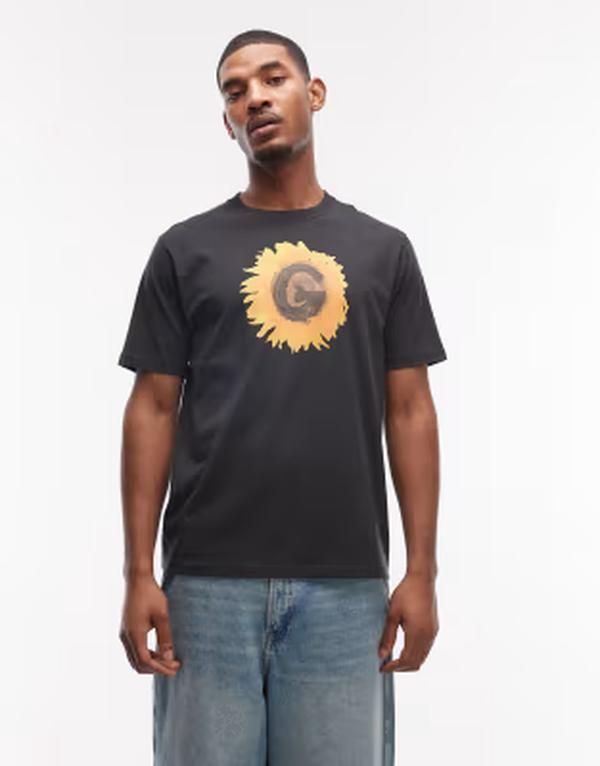 グラミチ メンズ トップス Tシャツ グラフィック Gramicci G flower short sleeve graphic tee Black ブラック 20,221円