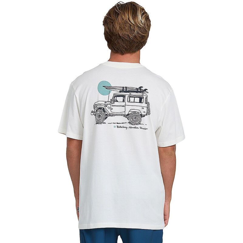 ビラボン メンズ トップス Tシャツ Billabong Making Tracks Premium TShirt Mens Off White オフホワイト