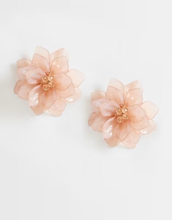 アルド レディース アクセサリー ピアス・イヤリング アクリル ALDO daphney statement acrylic flower earrings LIGHT PINK ピンク