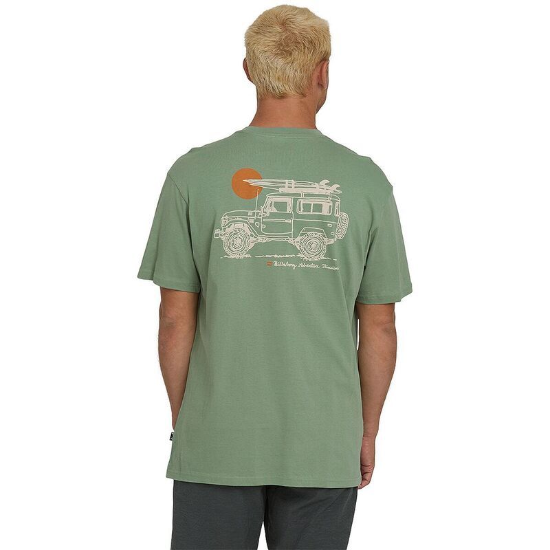 ビラボン メンズ トップス Tシャツ Billabong Making Tracks Premium TShirt Mens Hedge Green グリーン 8,380円