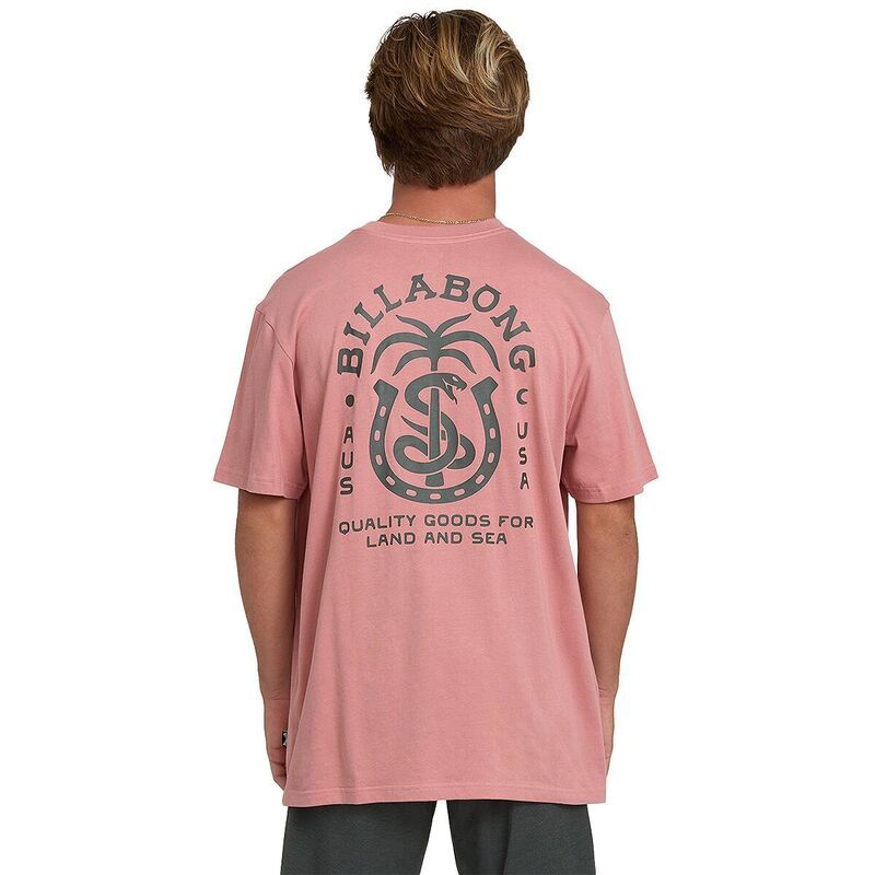 ビラボン メンズ トップス Tシャツ Billabong Forge Premium TShirt Mens Ash Rose アッシュ