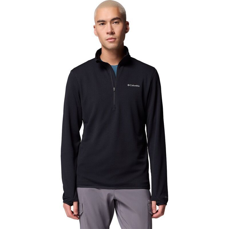 コロンビア メンズ トップス シャツ Columbia Tech Trail Utility Warm 12Zip Shirt Mens Black ブラック