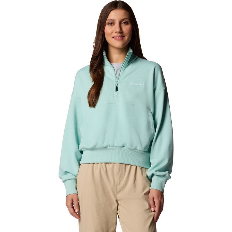 コロンビア レディース アウター ジャケット・ブルゾン パイル Columbia Marble Canyon French Terry 14Zipullover Womenspray