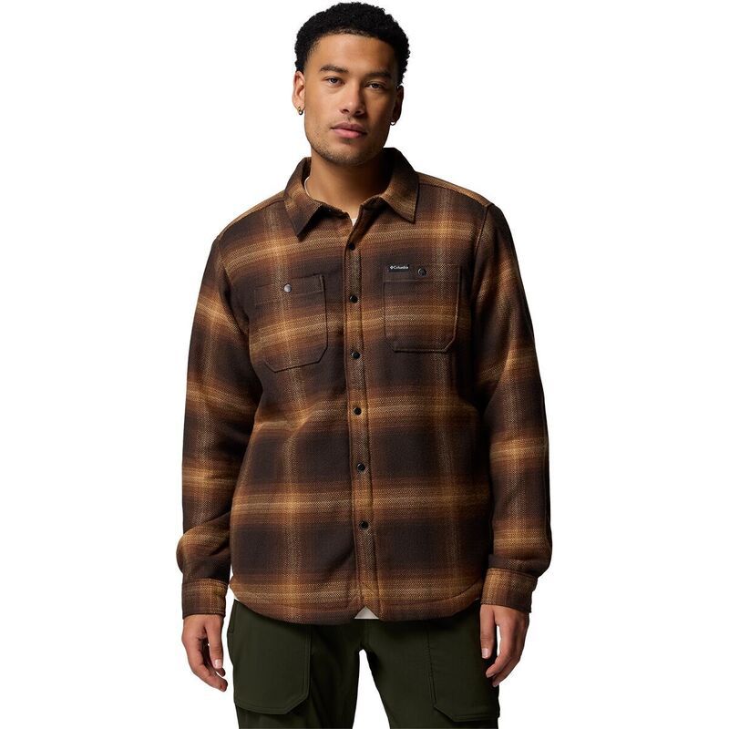 コロンビア メンズ トップス シャツ ジャケット Columbia Windward II Shirt Jacket Mens Tobacco Blurred Ombre