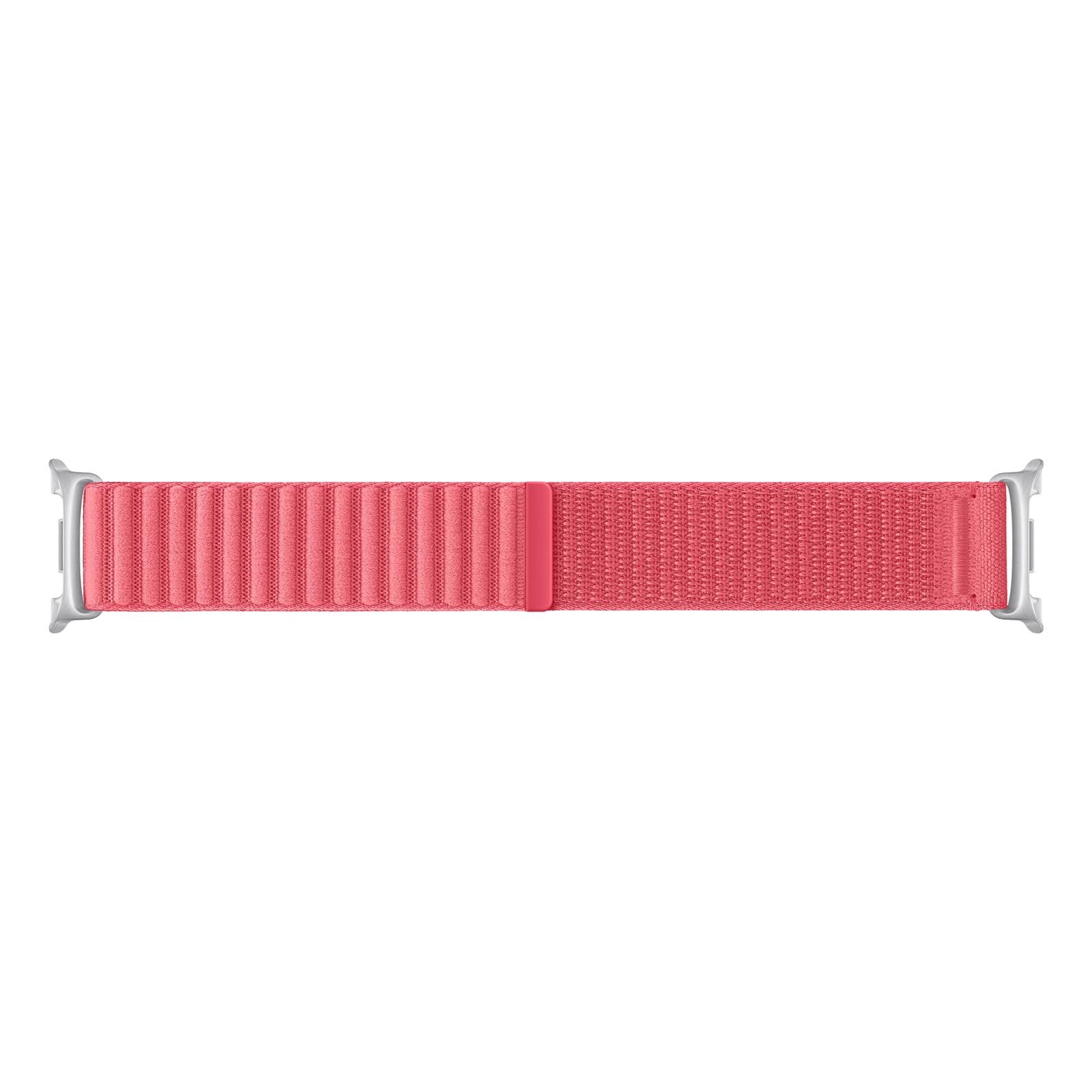 新品 Samsung Galaxy Watch8 Fabric Band (M/L)|レッド|Samsung純正 国内正規品|Galaxy Watch8のみ対応|ET-SVL33LREGJP