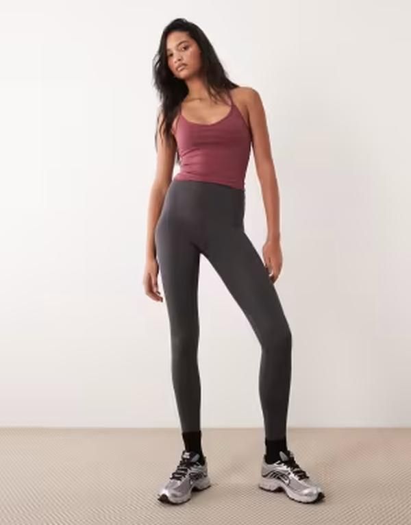 コットンオン レディース トップス タンクトップ Cotton active ultra soft scoop neck racer back top in dusty rose Dusty rose