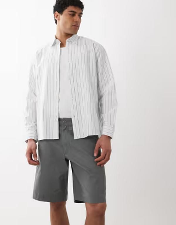 ジャック アンド ジョーンズ メンズ ボトムス ハーフパンツ・ショーツ ショートパンツ Jack Jones loose chino shorts in sage Sedona sage セージ