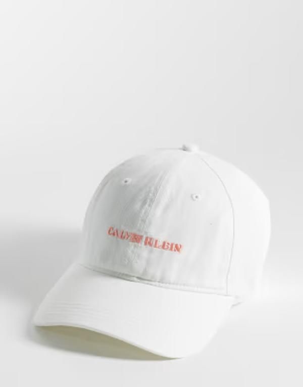 カルバンクライン レディース アクセサリー 帽子 キャップ グラフィック Calvin Klein graphicap Bright White ホワイト