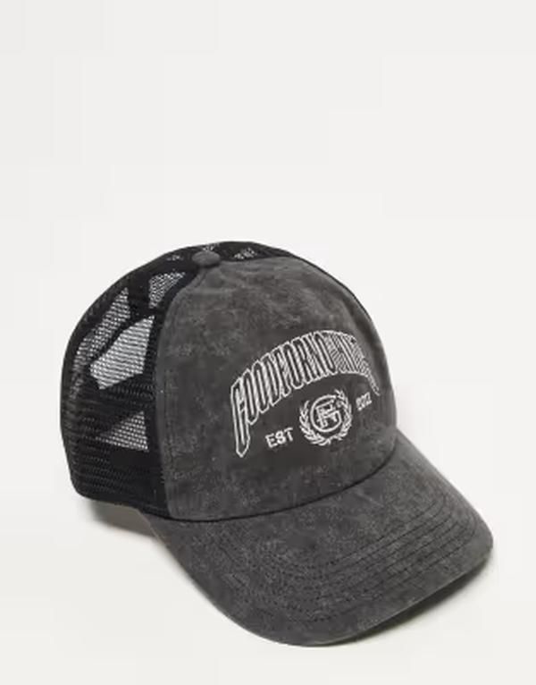 グッドフォーナッシング レディース アクセサリー 帽子 キャップ Good For Nothing trucker baseball cap Black ブラック
